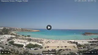 Thumbnail September 1, 2026 11:00 Ayia Napa Cyprus - Nissi Beach Panorama