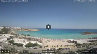 Thumbnail September 1, 2026 12:00 Ayia Napa Cyprus - Nissi Beach Panorama