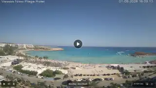Thumbnail September 1, 2026 13:00 Ayia Napa Cyprus - Nissi Beach Panorama