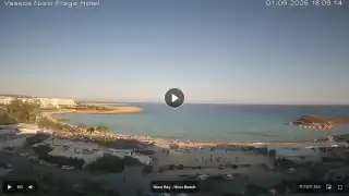 Thumbnail September 1, 2026 15:00 Ayia Napa Cyprus - Nissi Beach Panorama