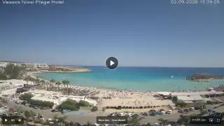 Thumbnail September 2, 2026 12:00 Ayia Napa Cyprus - Nissi Beach Panorama