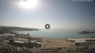 Thumbnail September 3, 2026 06:00 Ayia Napa Cyprus - Nissi Beach Panorama