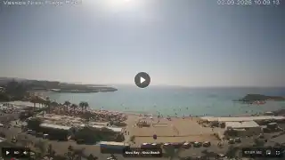 Thumbnail September 3, 2026 07:00 Ayia Napa Cyprus - Nissi Beach Panorama