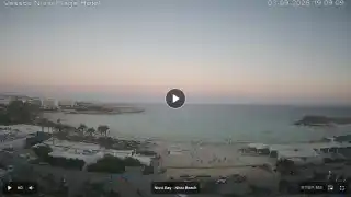 Thumbnail September 3, 2026 16:00 Ayia Napa Cyprus - Nissi Beach Panorama