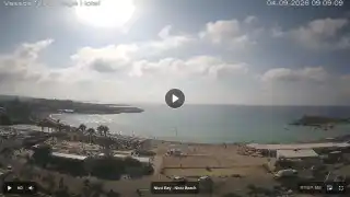 Thumbnail September 4, 2026 06:00 Ayia Napa Cyprus - Nissi Beach Panorama