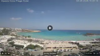 Thumbnail September 4, 2026 12:00 Ayia Napa Cyprus - Nissi Beach Panorama
