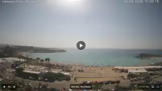 Thumbnail September 6, 2026 07:00 Ayia Napa Cyprus - Nissi Beach Panorama
