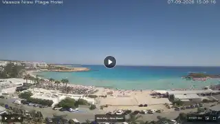 Thumbnail September 7, 2026 12:00 Ayia Napa Cyprus - Nissi Beach Panorama