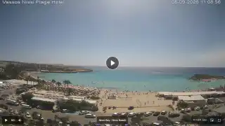 Thumbnail September 8, 2026 08:00 Ayia Napa Cyprus - Nissi Beach Panorama