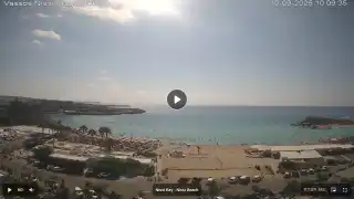 Thumbnail September 10, 2026 07:00 Ayia Napa Cyprus - Nissi Beach Panorama