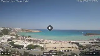 Thumbnail September 10, 2026 12:00 Ayia Napa Cyprus - Nissi Beach Panorama