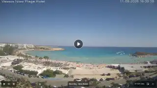 Thumbnail September 11, 2026 13:00 Ayia Napa Cyprus - Nissi Beach Panorama