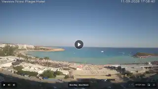 Thumbnail September 11, 2026 14:00 Ayia Napa Cyprus - Nissi Beach Panorama