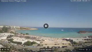 Thumbnail September 12, 2026 13:00 Ayia Napa Cyprus - Nissi Beach Panorama